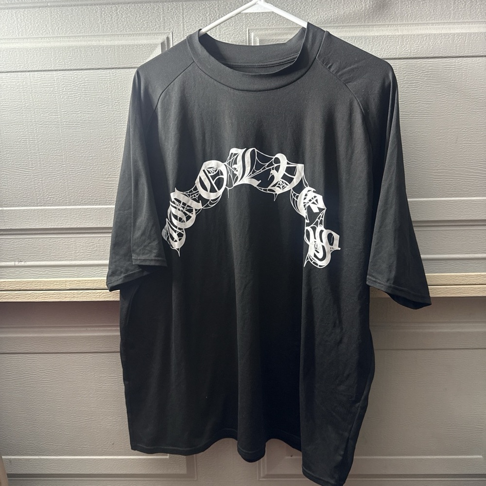 Darc Sport Black Tee with White Design DRY WOLF